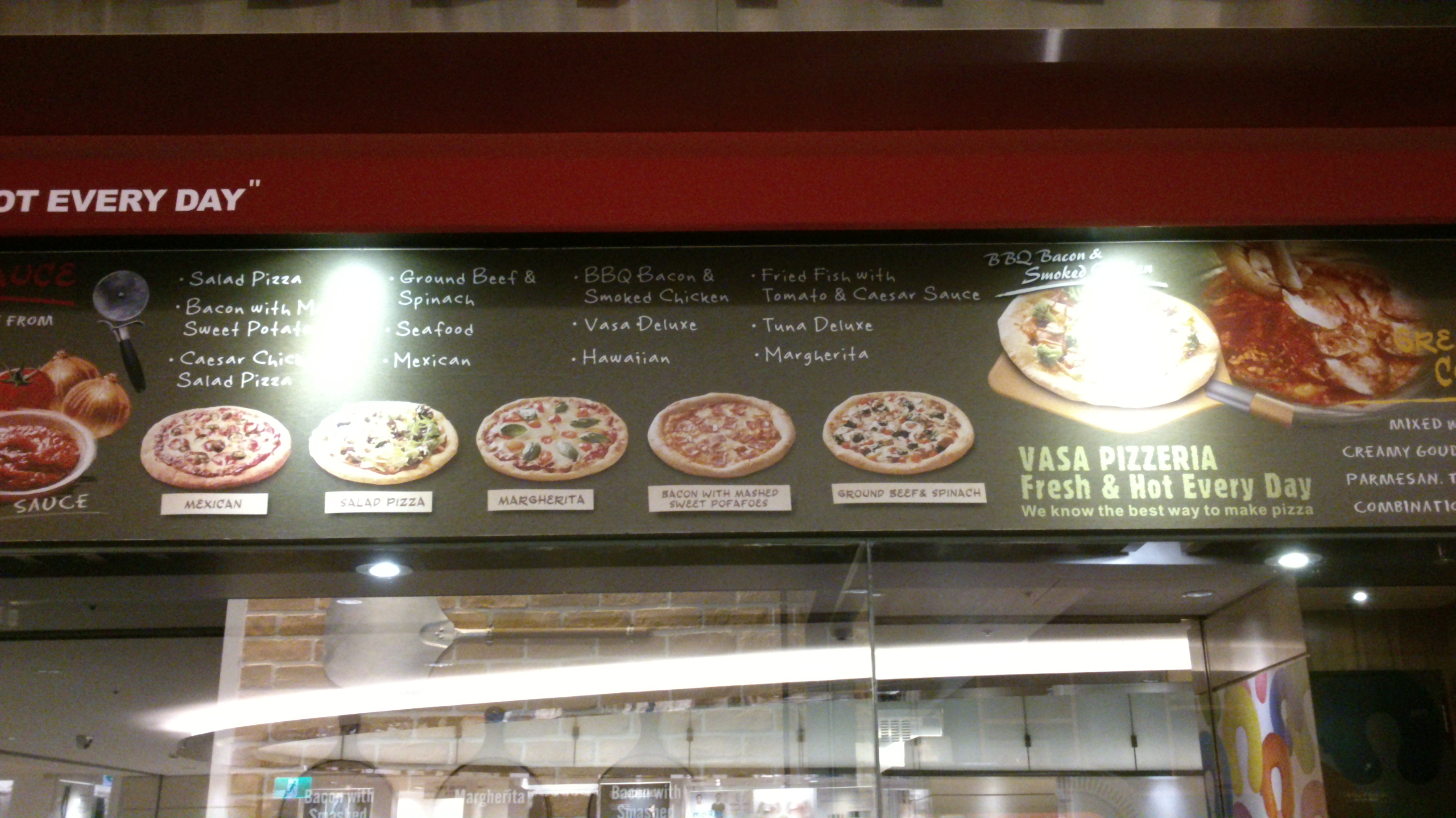 La variedad de sabores de las pizzas de Taiwán