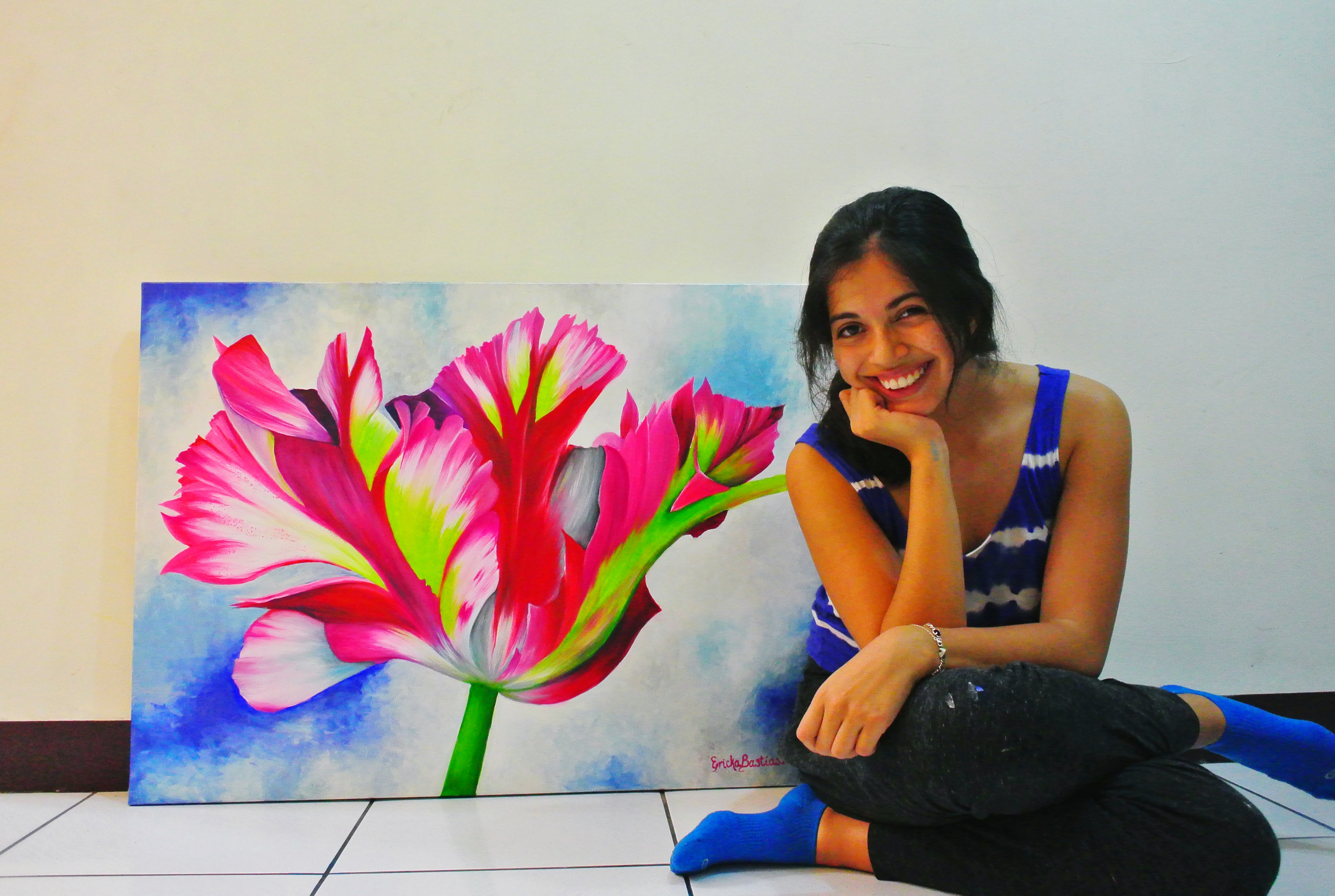 Entrevista a la joven artista Ericka Valladares Bastías