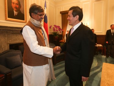 Encuentro entre Ma ying-jeou y Kailash Satyarthi