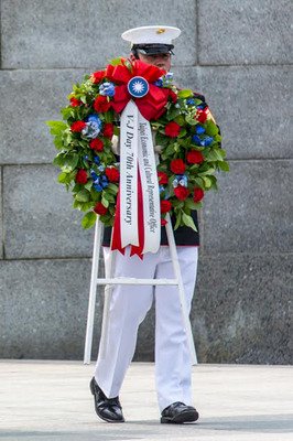 Shen Lyu-shun asiste a los eventos conmemorativos de la II Guerra Mundial en EE. UU.