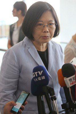 Tsai Ing-wen asegura su futura política de gobierno de mantener la paz en el Estrecho