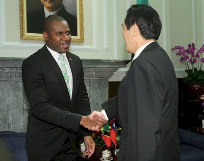 Ma Ying-jeou espera contar con el apoyo de San Cristóbal y Nieves ante organizaciones internacionales
