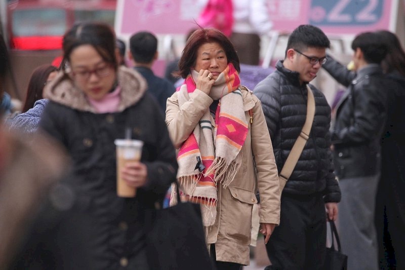 Taiwán probará un sistema de alerta codificado con colores para las bajas temperaturas