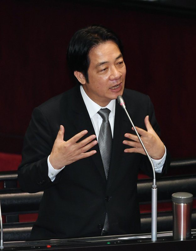 William Lai dice que el mundo ve a China Continental como una potencia opresora