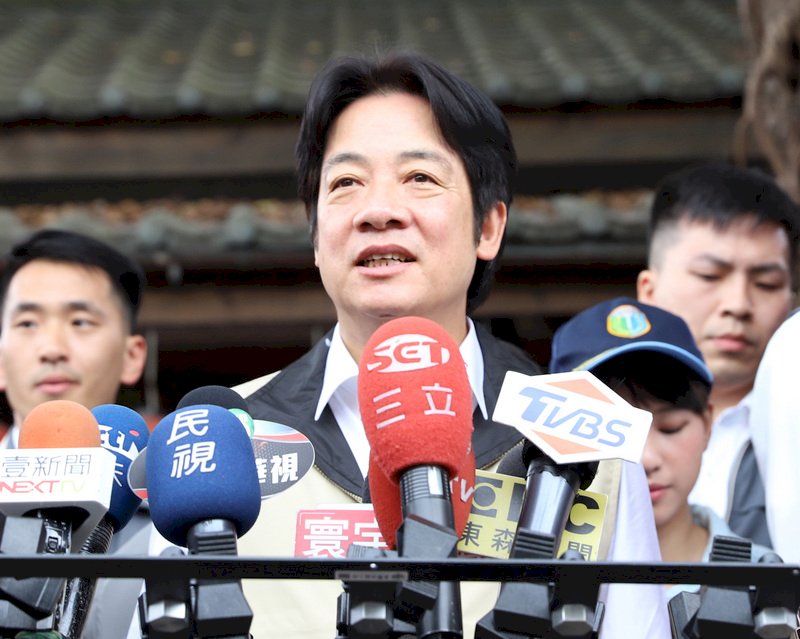 William Lai señala que los ejercicios militares de China Continental en el Estrecho son ejercicios rutinarios