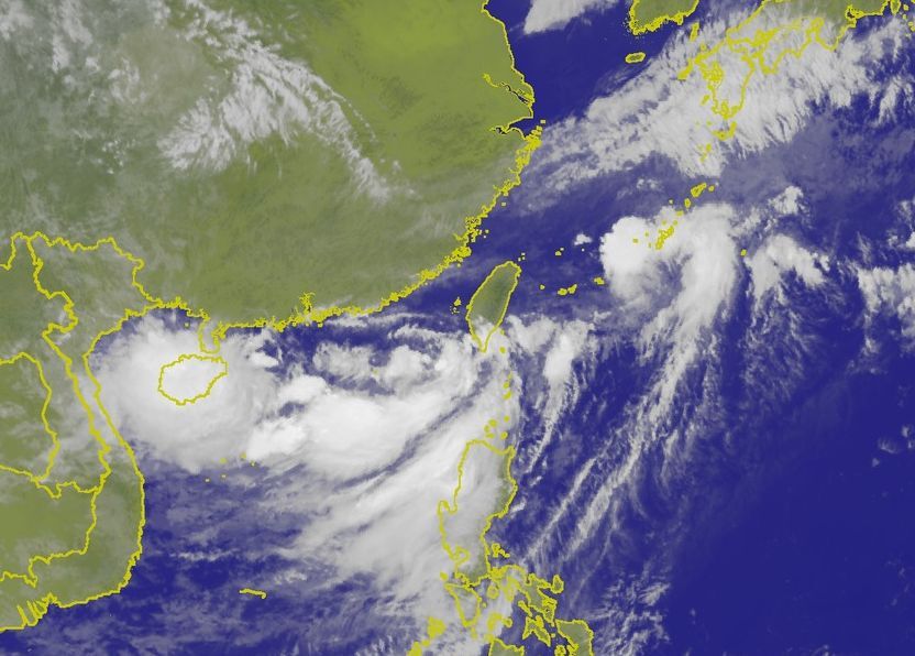 Alerta de fuertes lluvias en el centro y sur de Taiwán
