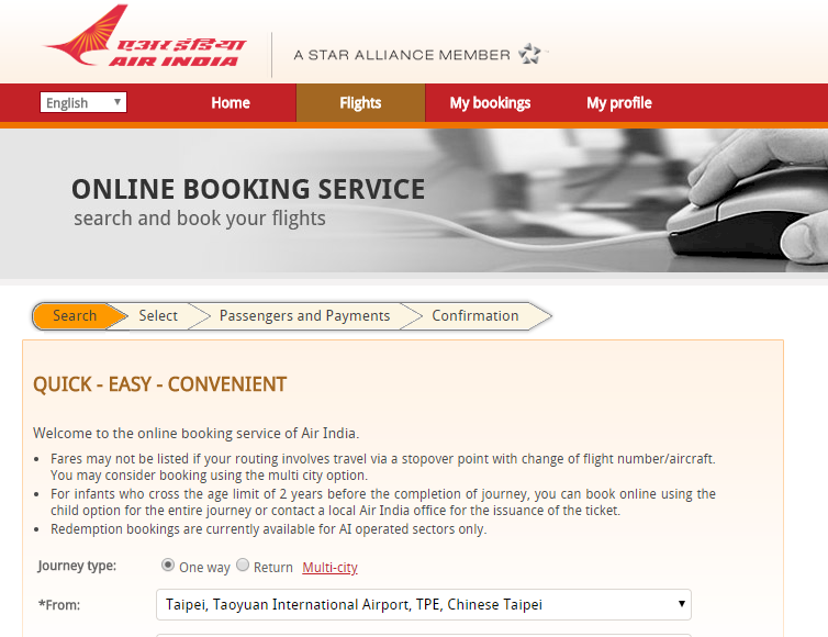 Exteriores expresa su protesta ante el cambio de denominación en la web oficial de Air India