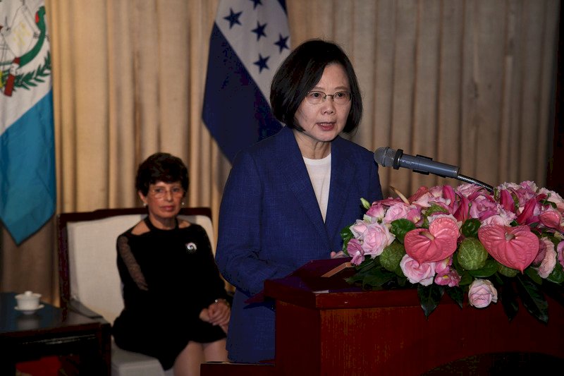 Tsai Ing-wen: “La presión de China Continental solo fortalecerá más nuestra alianza con Centroamérica”