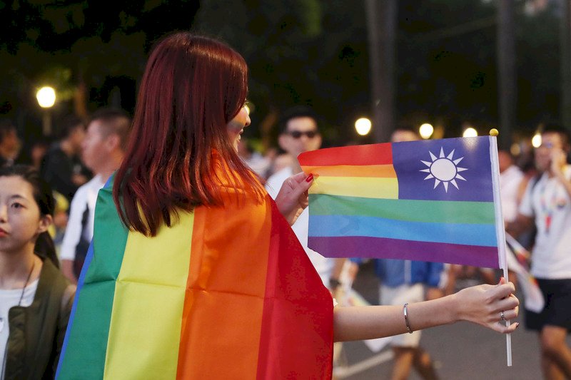 El desfile del Orgullo Gay en Taiwan