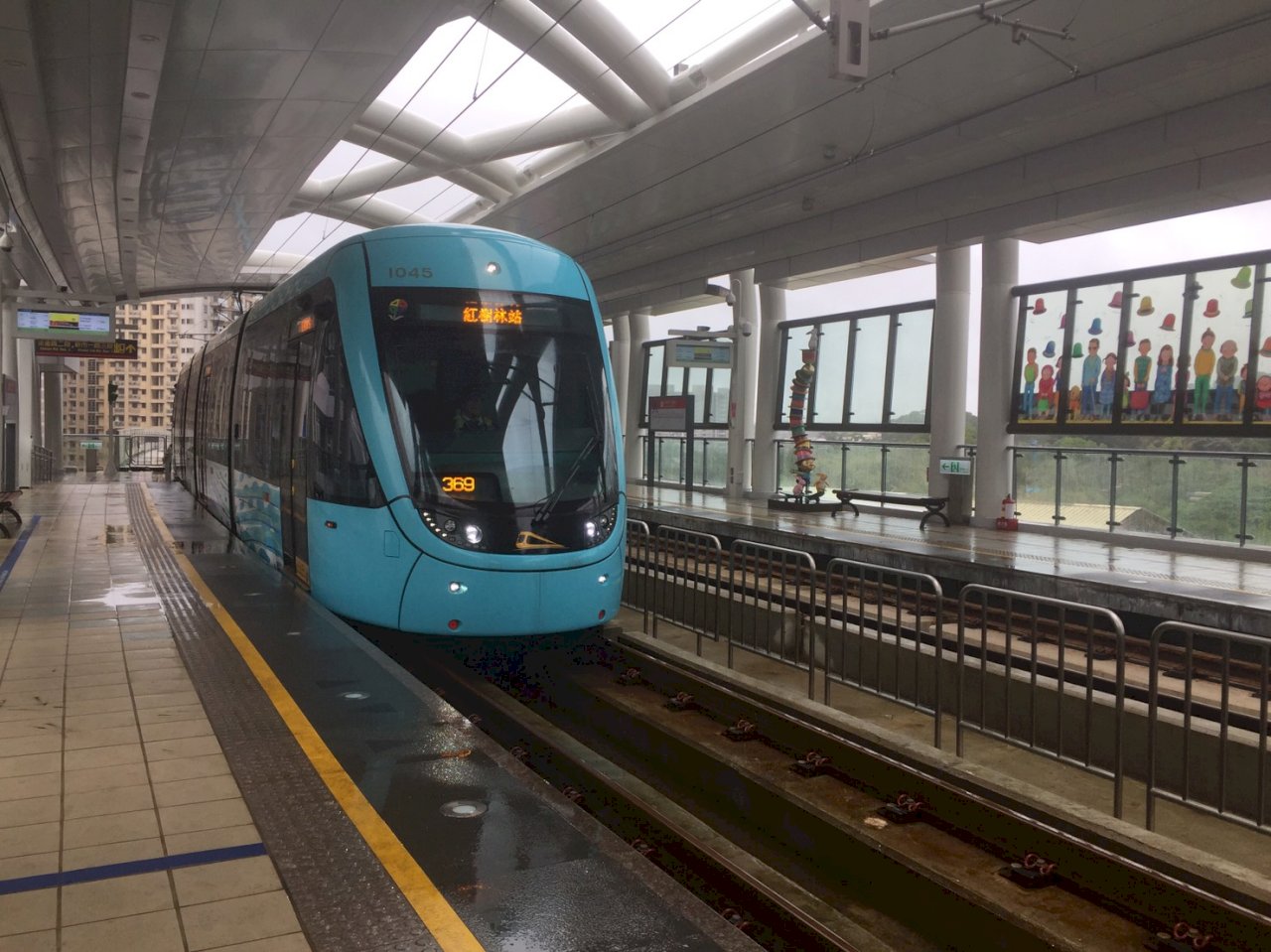 El tren ligero de Tamsui