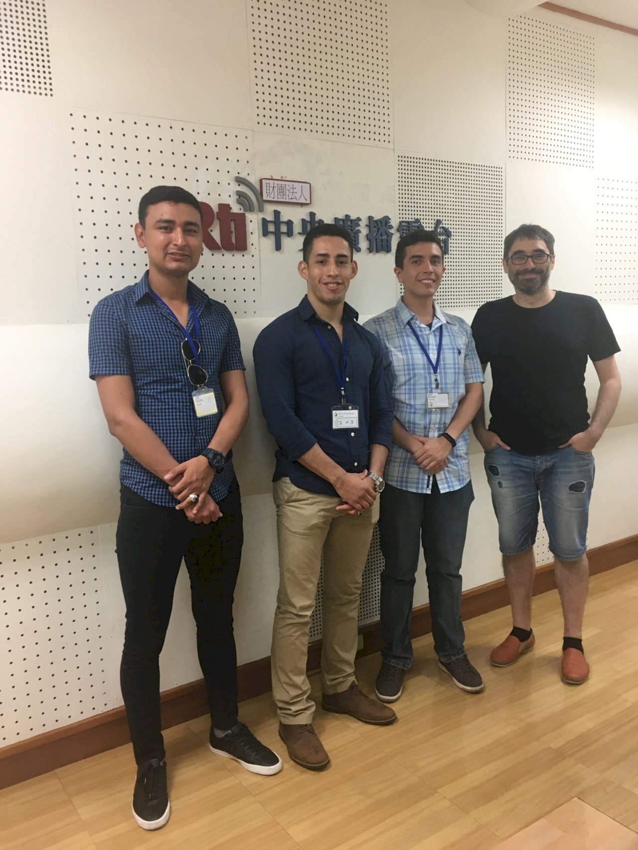 De izda. a derecha: Brayan Andino, José Mondragón, Carlos Robles e Iker Izquierdo. (Foto: RTI)