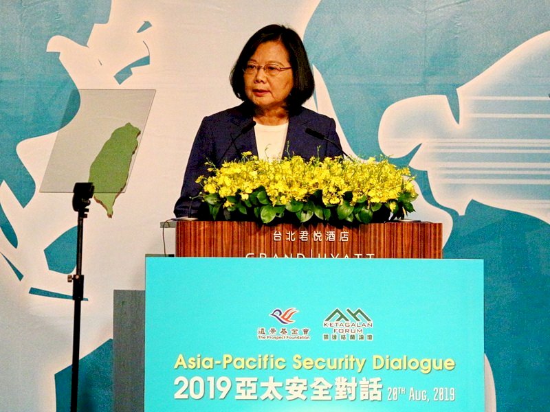 Tsai Ing-wen asegura que Taiwán juega un papel geopolítico cada vez más importante