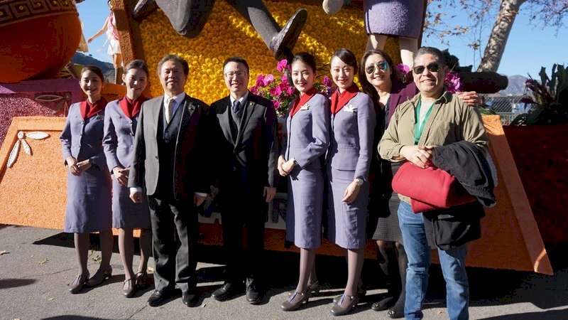 Taiwán se luce en el Desfile de las Rosas de Pasadena