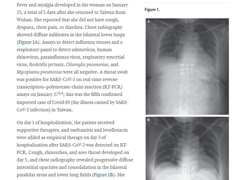 Informe de la COVID-19 avalado por la revista New England Medical Journal.