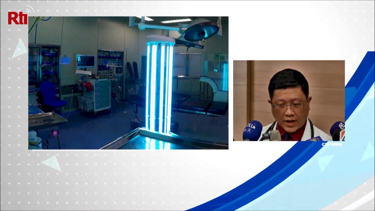 Hospital utiliza robot emisor de rayos ultravioleta  para  desinfectar ambientes.