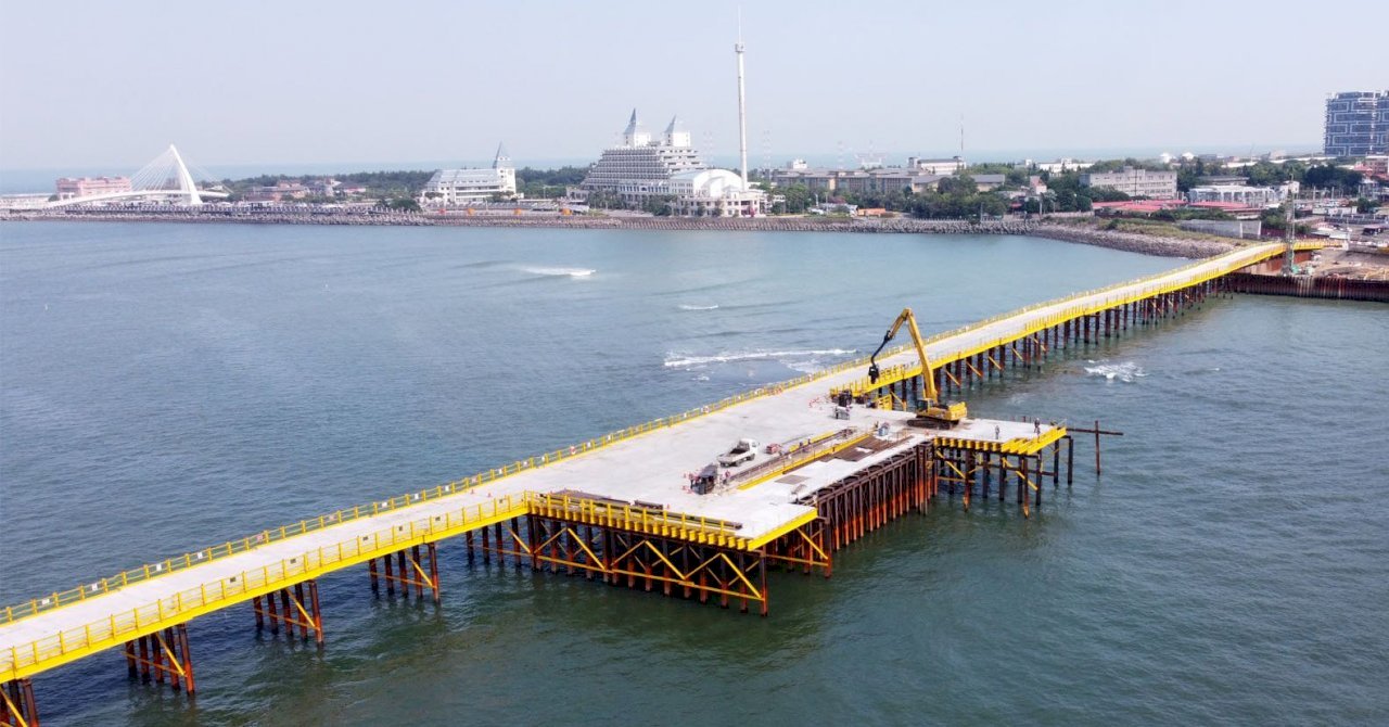 Concluye segunda etapa de construcción del Puente Tamkang