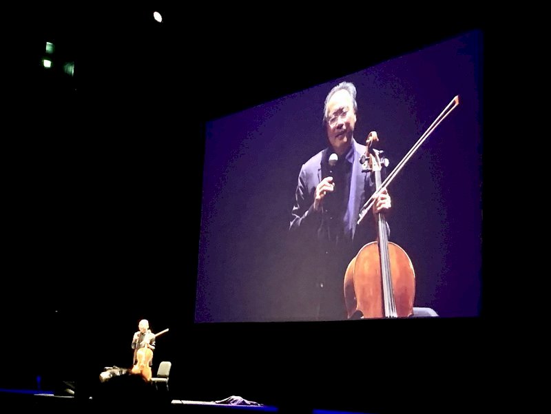 La presentación del famoso chelista Yo-yo Ma en Taiwán