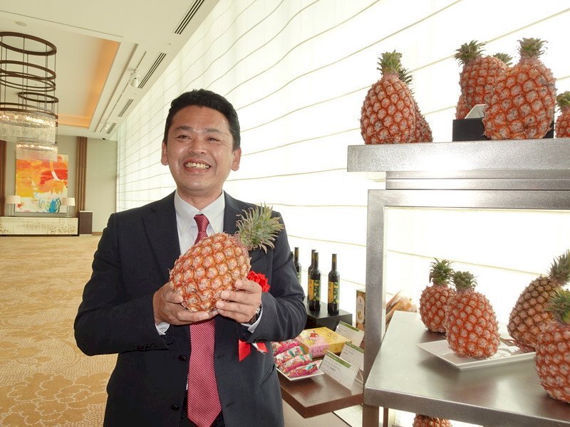 El comercio de la piña taiwanesa se expande en Japón