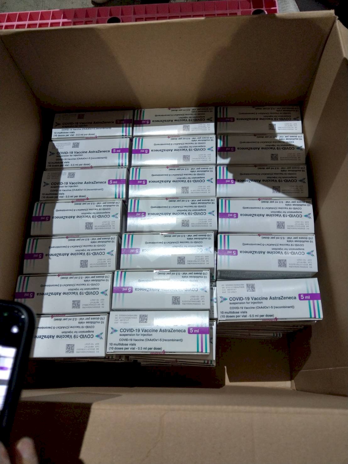 Se ha completado la verificación de las vacunas de AstraZeneca donadas por Lituania