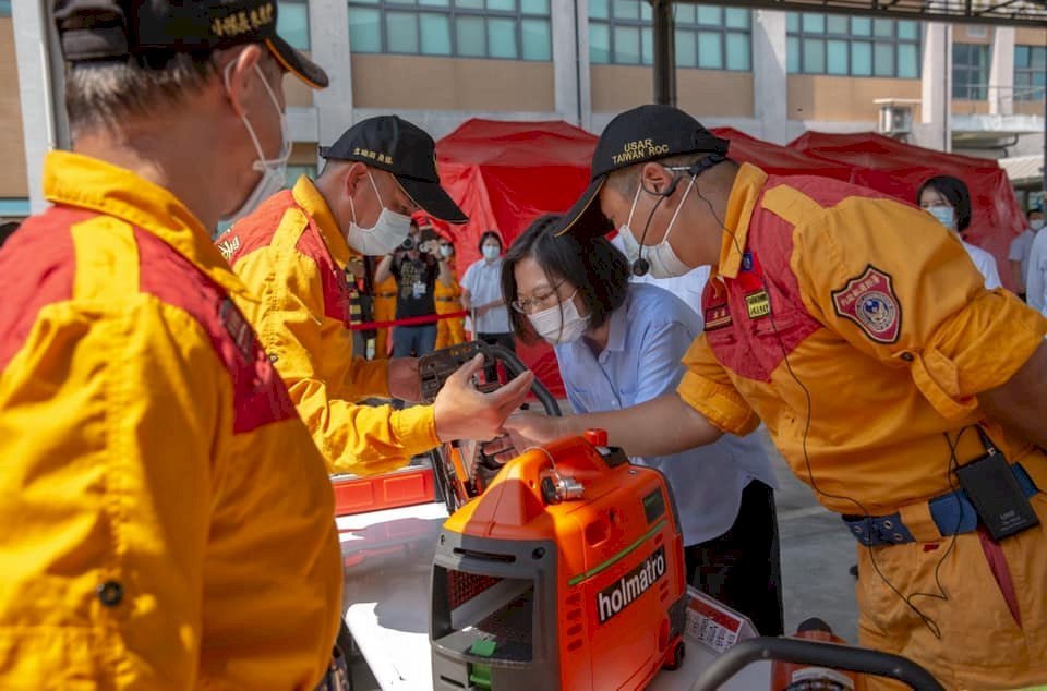 Tsai Ing-wen conmemora el Día Nacional de Prevención de Desastres