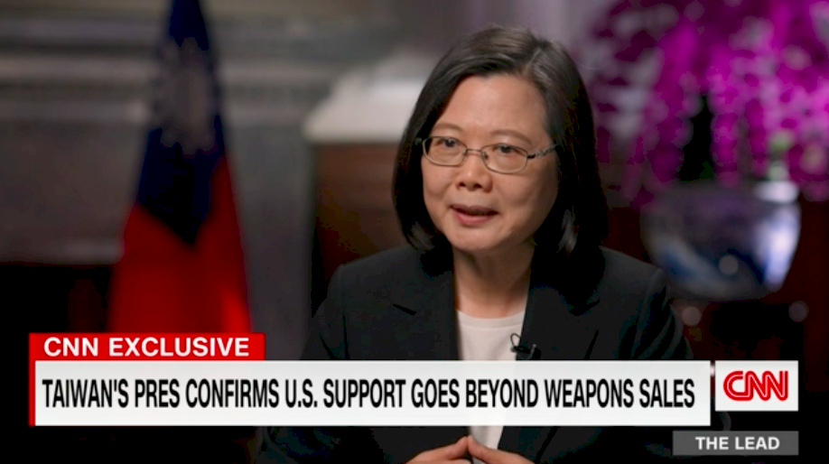 Tsai Ing-wen confirma a la CNN que hay tropas estadounidenses en Taiwán