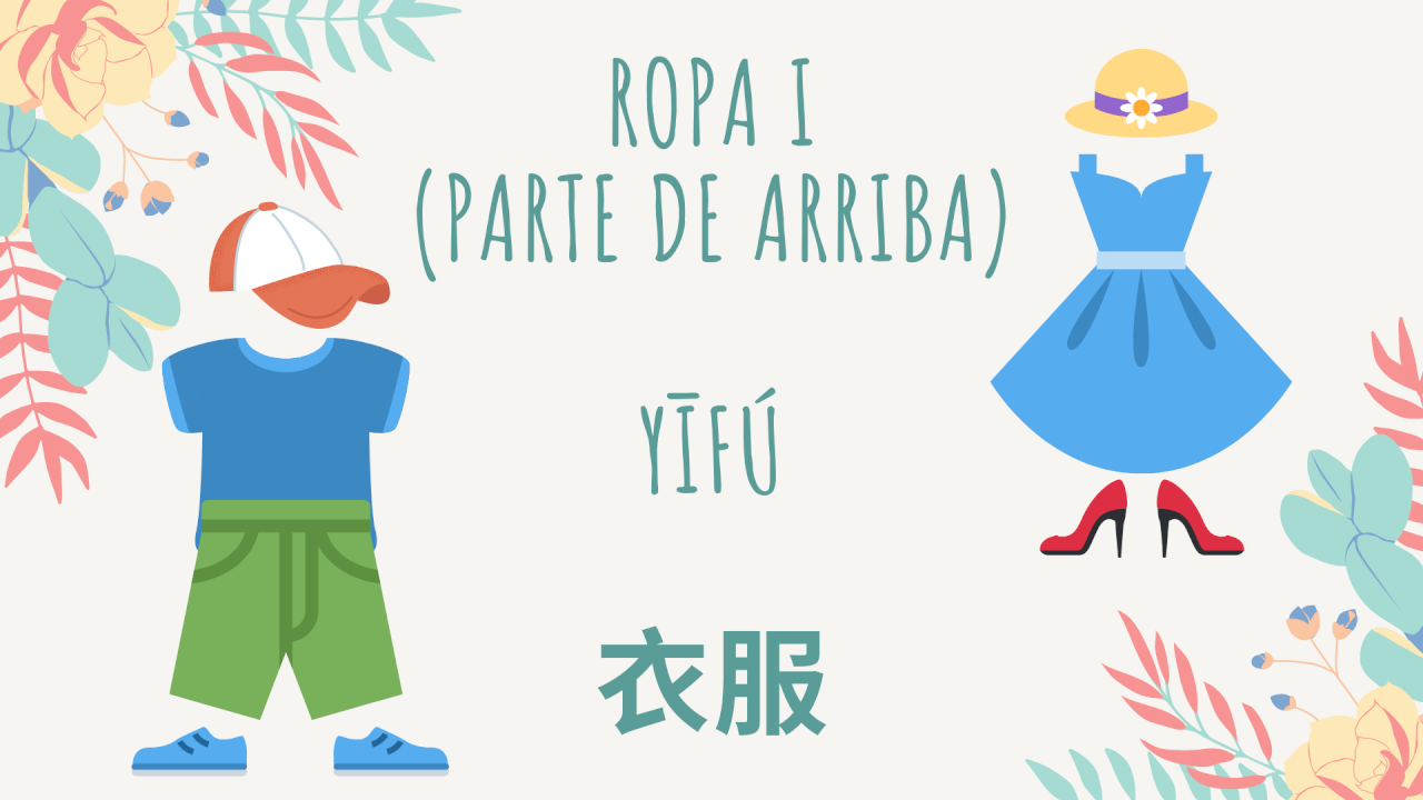 Ropa I / Yī fú