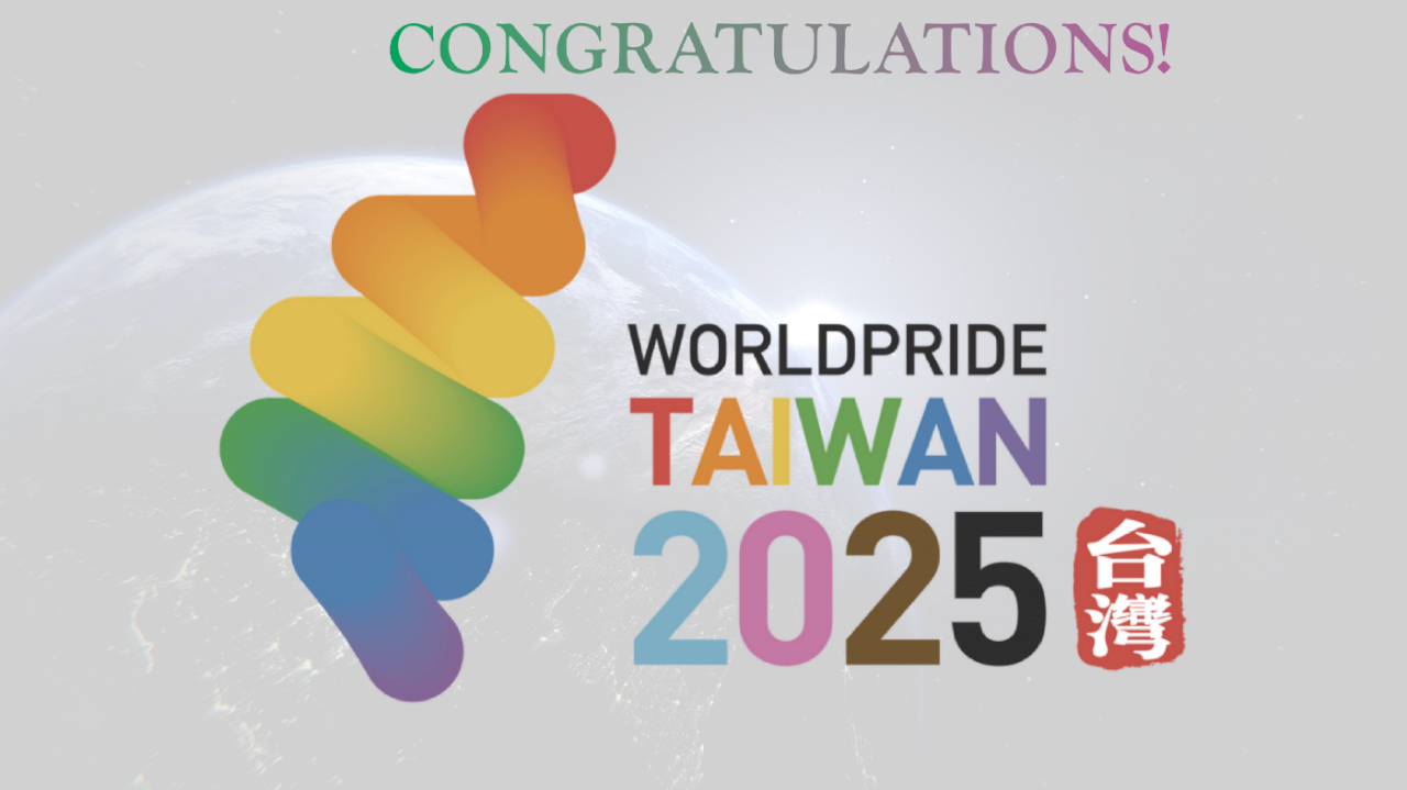 La organización internacional InterPride reconoce a Taiwán en una nota de prensa