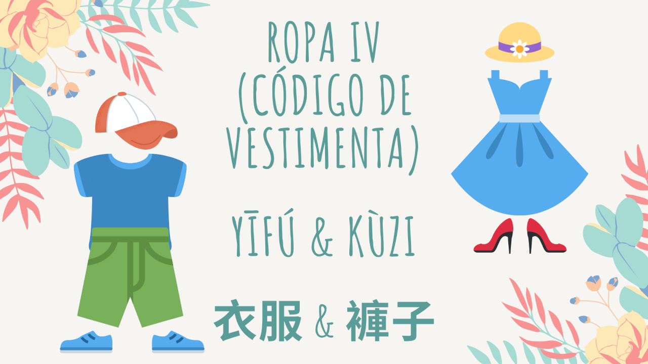 Ropa IV / Yī fú