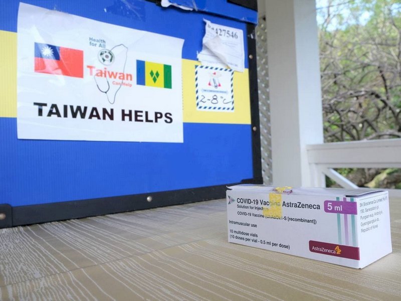 Taiwán dona vacunas de AstraZeneca a Santa Lucía y San Vicente