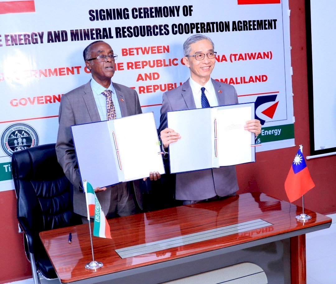 Taiwán firma un acuerdo energético y minero con Somalilandia