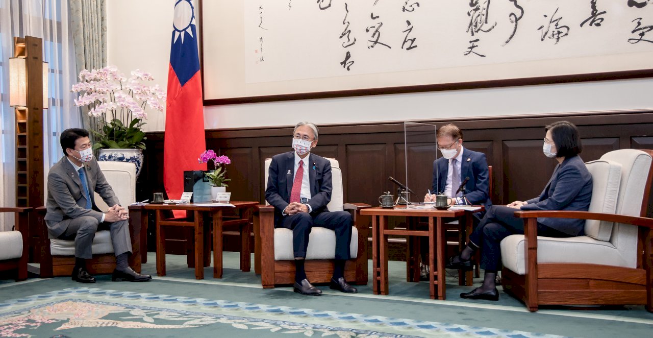 Presidenta Tsai recibe a legisladores japoneses y reitera colaboración en favor de la paz en el Estrecho
