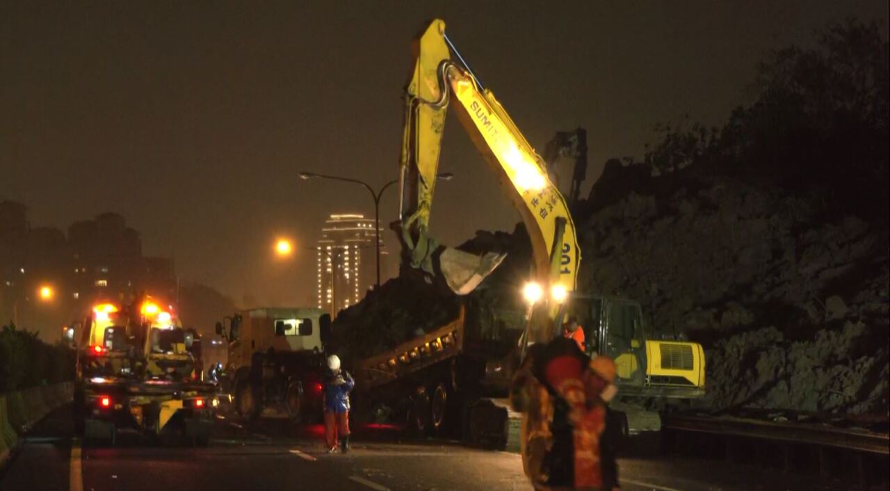 La pendiente de la carretera 1 Xizhi colapsa nuevamente