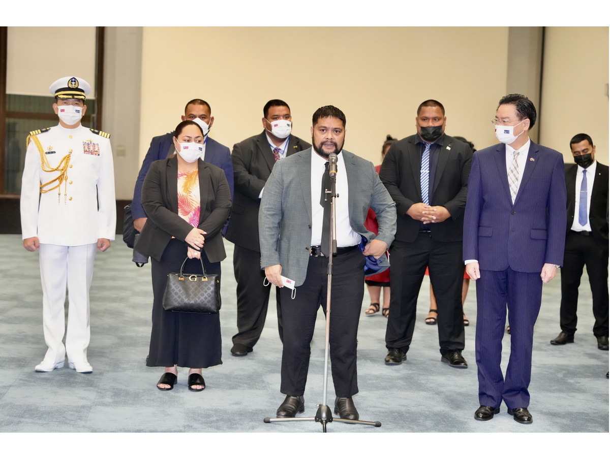 El presidente de Nauru y delegación se encuentran de visita oficial en Taiwán