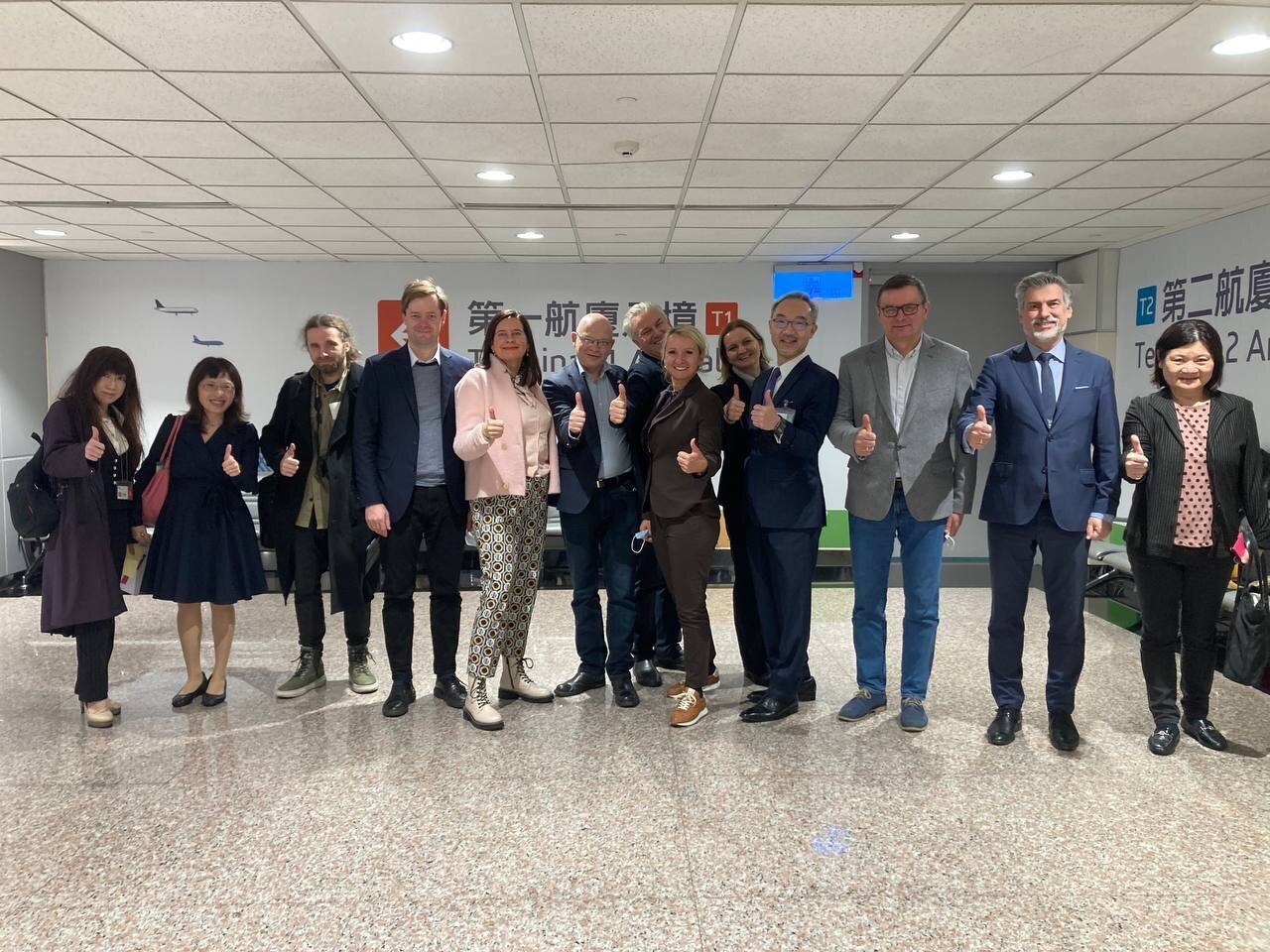 Una delegación del parlamento polaco se encuentra de visita en Taiwán
