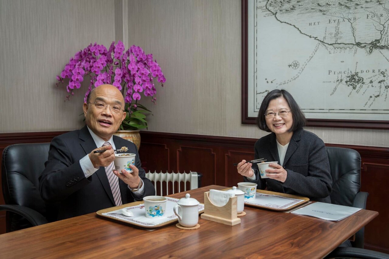 Tsai Ing-wen y Su Tseng-chang inician los preparativos para la renovación del Gobierno