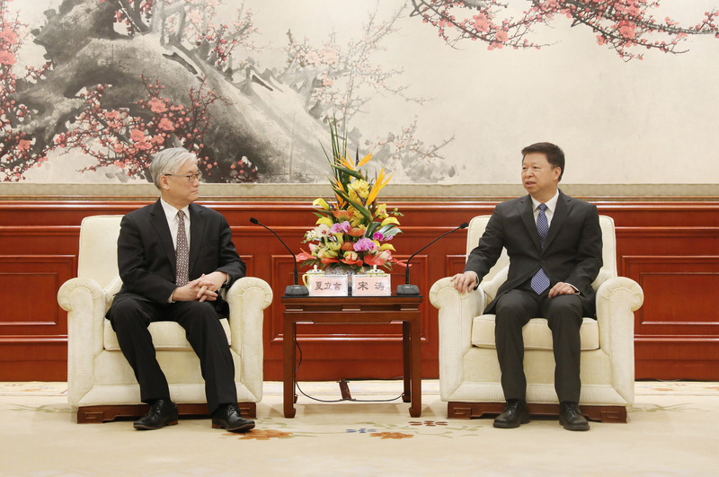 El vicepresidente del Kuomintang se reúne con el director de la Oficina de Asuntos de Taiwán