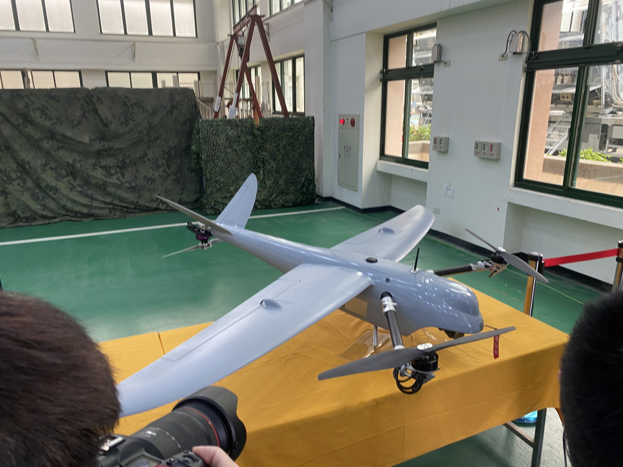 Taiwán prueba  drones de guerra  UAV