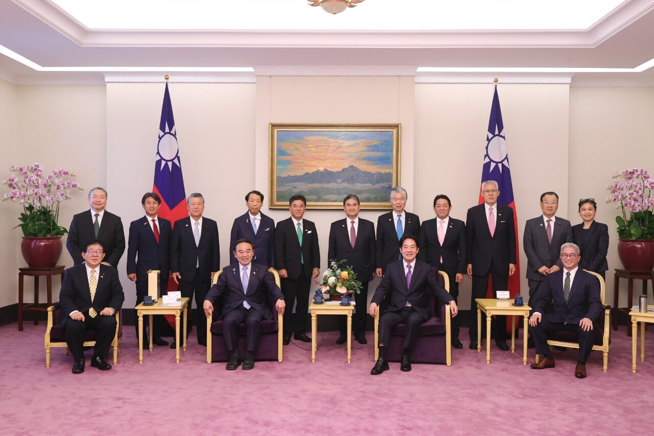 Lai Ching-te recibe a representantes de la ciudad de Kumamoto en Japón