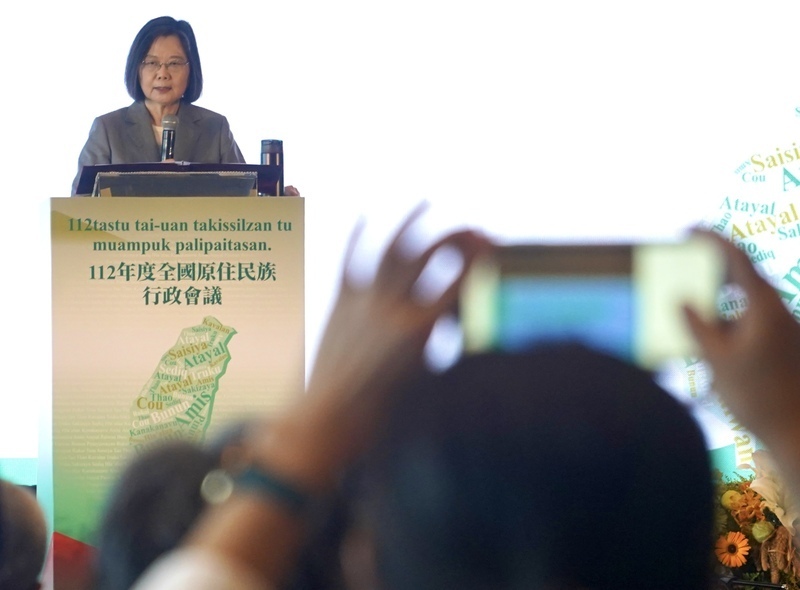Tsai Ing-wen repasa los logros de su gobierno en el trato a las comunidades indígenas