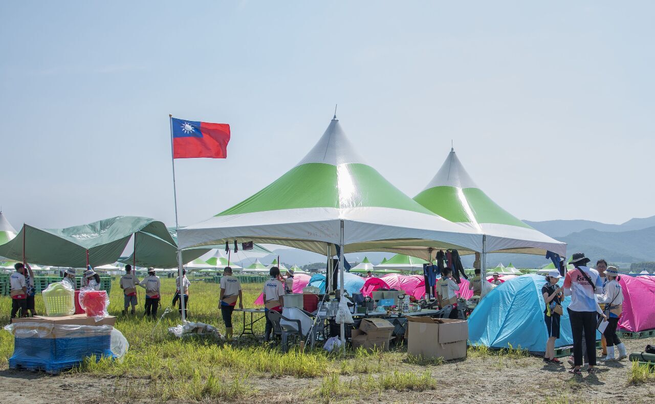 Taiwán evacuará a sus boy scouts del Jamboree Mundial de Corea debido a las malas condiciones climáticas