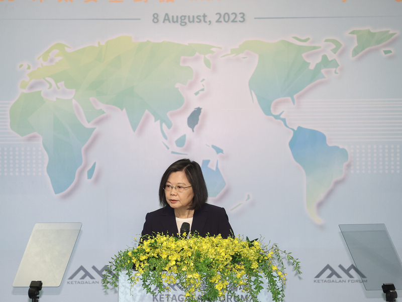 Tsai Ing-wen reitera el compromiso de Taiwán con la defensa de la democracia en el Indo-Pacífico