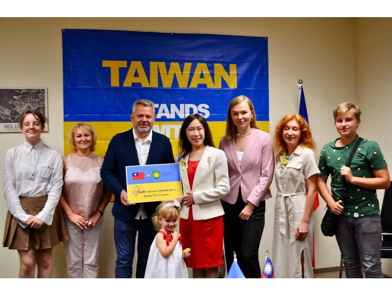 Taiwán dona 600 000 dólares para ayuda a la localidad ucraniana de Bucha