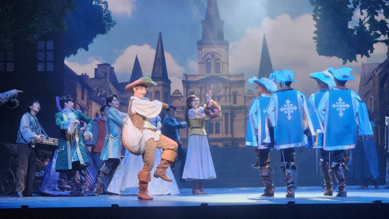 El musical «Los tres mosqueteros» se presenta en Taiwán