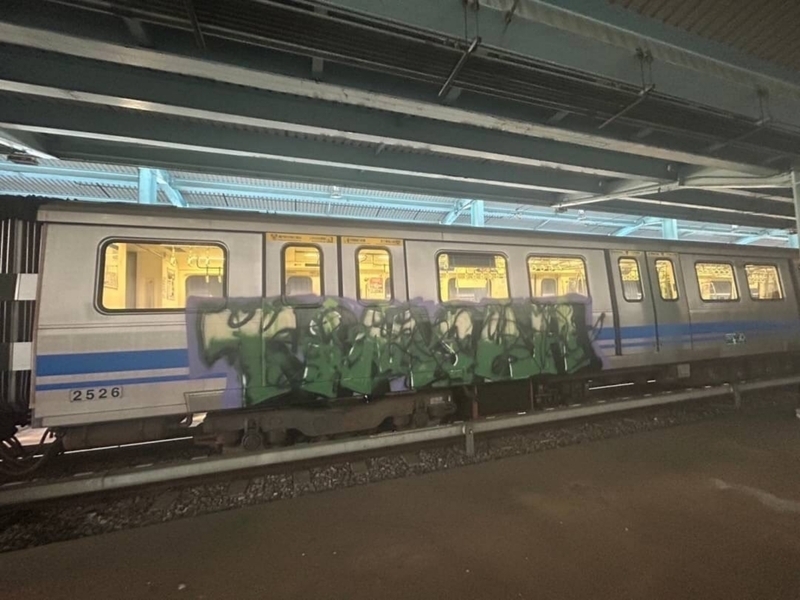 Un alemán y un checo buscados por la policía por un delito de vandalismo contra trenes de Taiwán