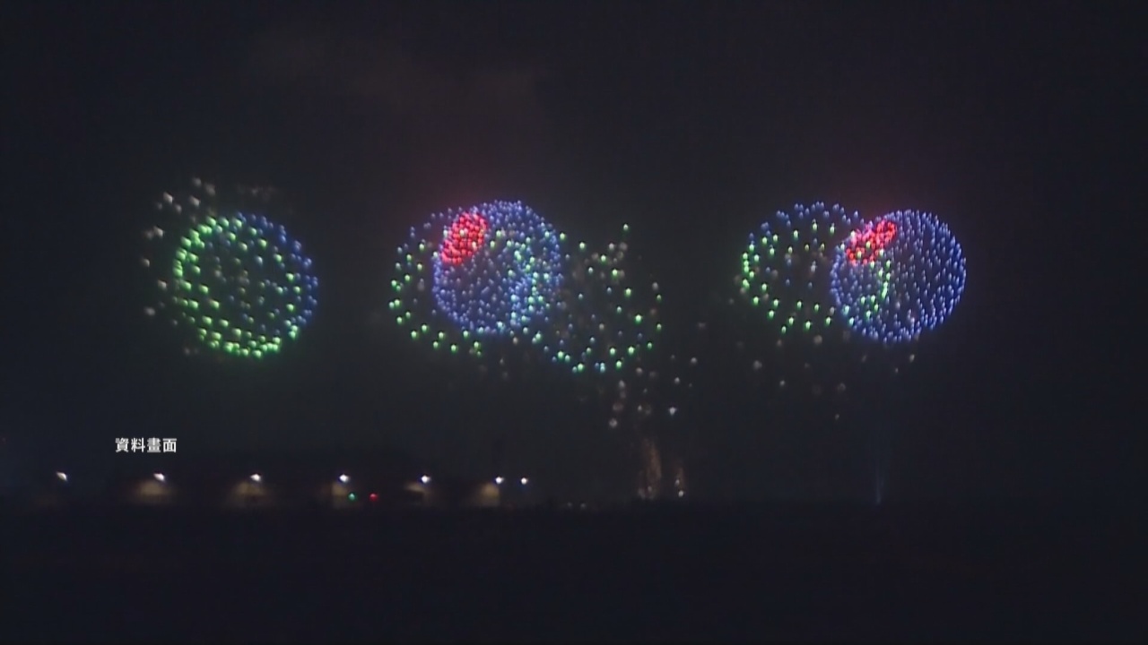 Se realiza la prueba de lanzamiento de fuegos artificiales del Doble Diez en Taichung