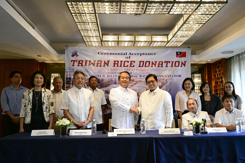 Taiwán dona 1000 toneladas de arroz a Filipinas para los damnificados por los tifones del verano pasado