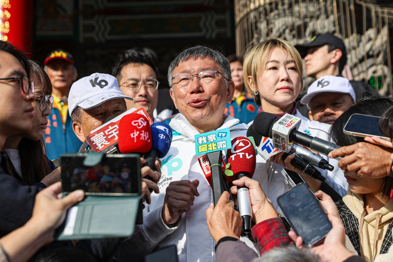 Ko Wen-je explica a los medios internacionales su estrategia de diálogo con China continental