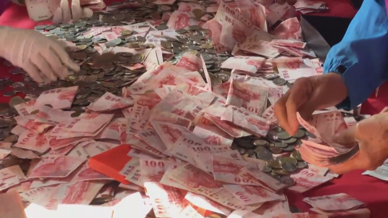 Récord de donaciones de incienso en el Templo del Emperador Celestial de Changhua