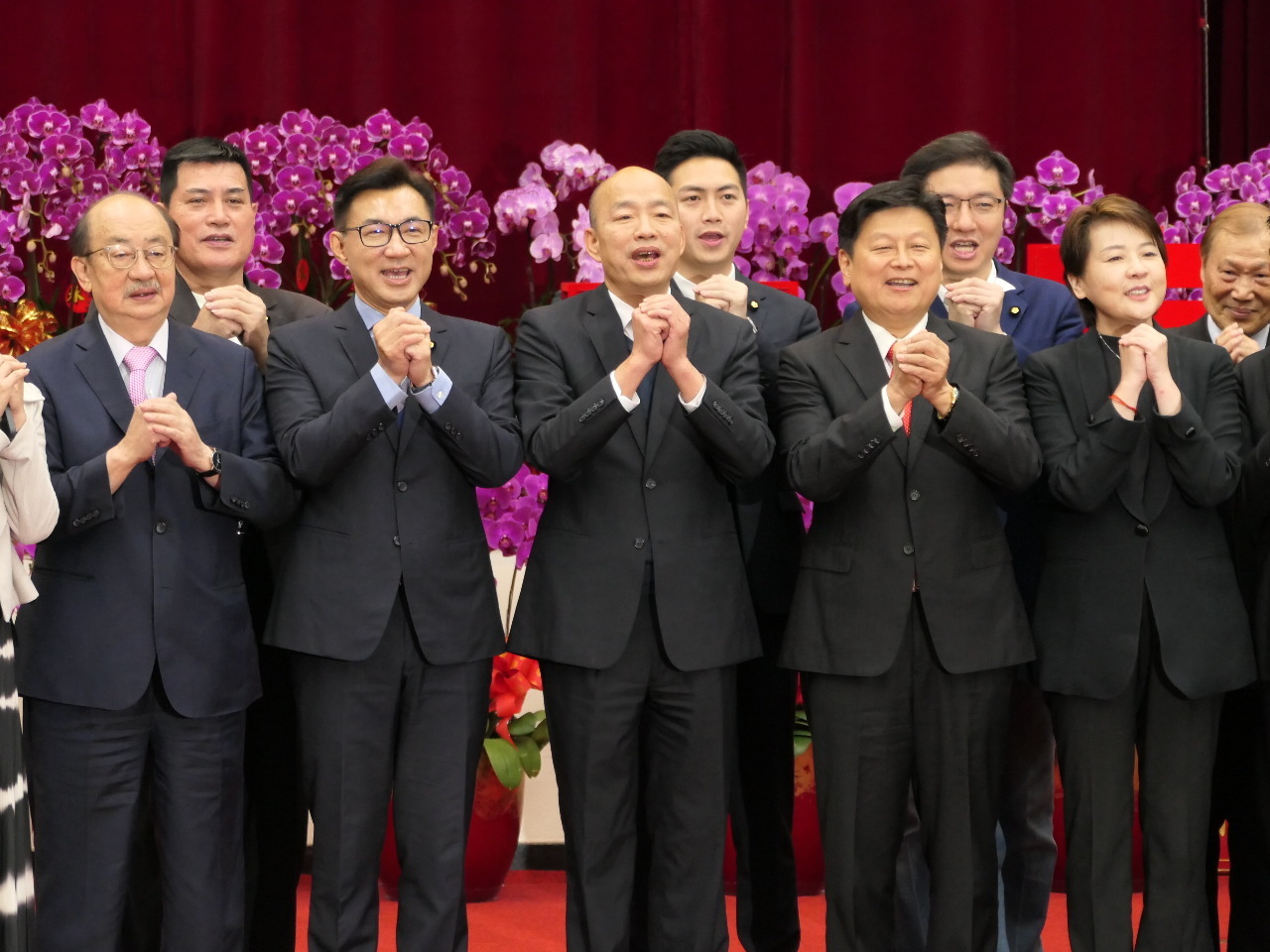 El Yuan Legislativo celebra la tradicional ceremonia de apertura tras el Año Nuevo chino y previa a la primera sesión oficial