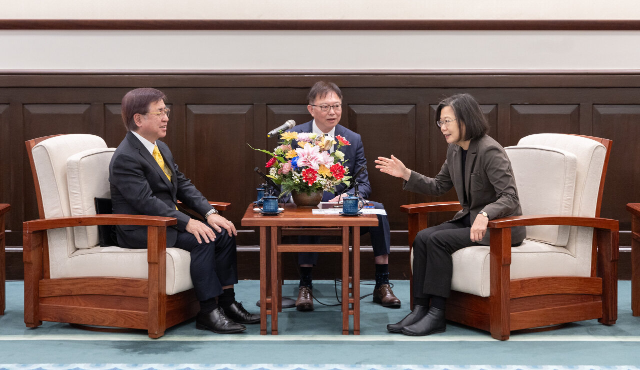Tsai Ing-wen expresa su deseo de que Taiwán y Japón sigan cooperando para contribuir a la paz en la región